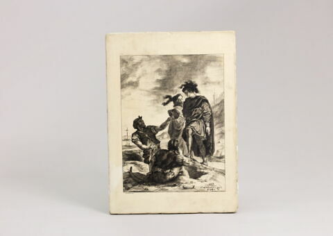 Hamlet et Horatio devant les fossoyeurs, image 1/1