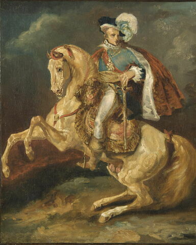 Portrait équestre de Jérôme Bonaparte, d'après Antoine-Jean GROS