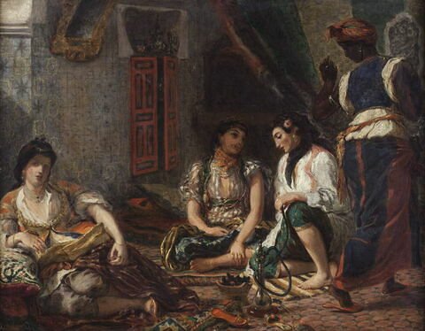 Copie d'après les Femmes d'Alger d'Eugène Delacroix