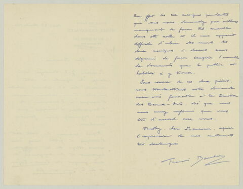 LAS François Boucher à Charles Fegdal, 27 décembre 1934, image 2/2