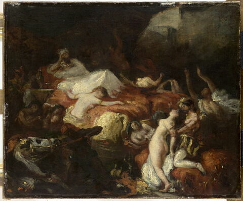 La Mort de Sardanapale, d'après Eugène Delacroix, image 2/2