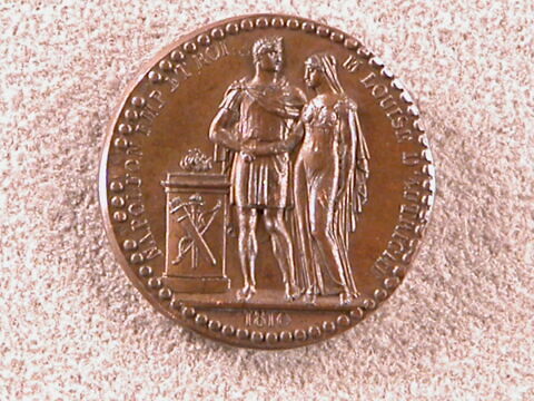 Napoléon et Marie-Louise d’Autriche, mariage le 1er avril 1810, image 1/2