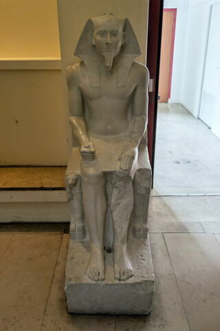 Moulage d'une statue du roi Khéphren (Caire JE 10062) provenant de Giza