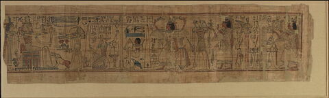 papyrus funéraire ; papyrus mythologique de Nespakachouty