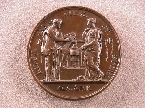Visite du prince de Carignan à la Monnaie des médailles, 7 janvier 1824