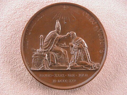 Onction de Charles X, 29 mai 1825 - médaille pour les gentilshommes, image 1/2
