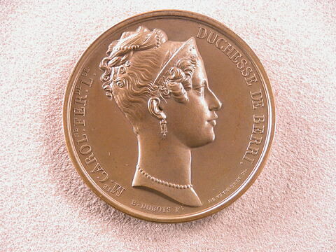 Visite de la duchesse de Berry à la Monnaie des Médailles, 22 juillet 1825