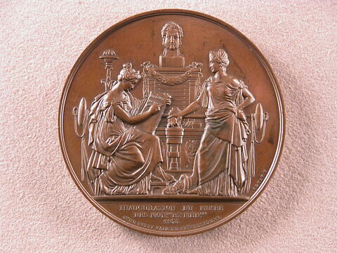 Inauguration du musée des monnaies et médailles par Jean-Baptiste-Henry Collin, comte de Sussy, pair de France, le 8 novembre 1833
