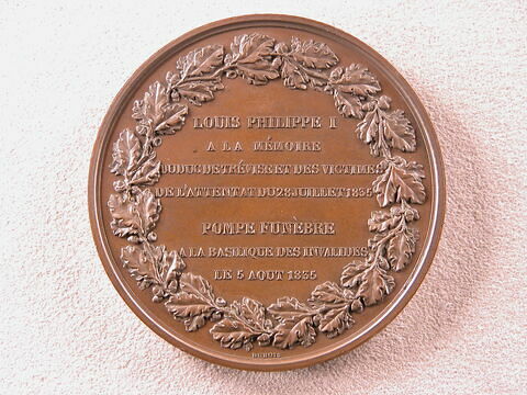 Attentat contre Louis-Philippe, à la mémoire du duc de Trévise et des victimes, 5 août 1835