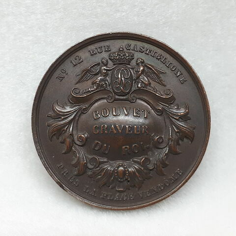 Médaille publicitaire du graveur Bouvet