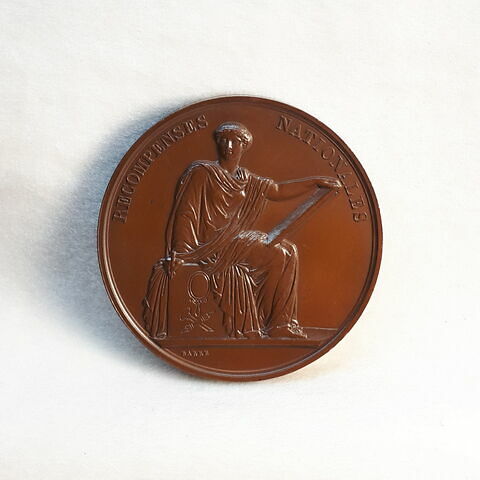 Récompenses nationales – Salon de 1852, gravure, médaille de 2ème classe, image 1/2