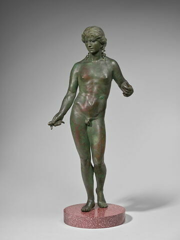 statuette ; Apollon citharède