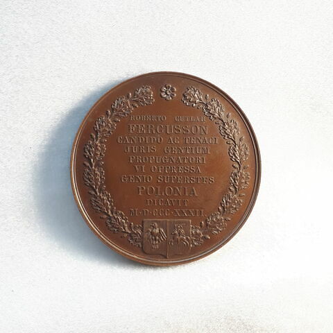 Médaille en hommage à Robert Cutlar Fergusson, 1832, image 2/2