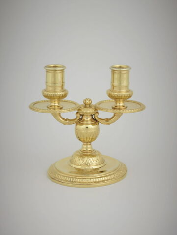 Flambeau à deux lumières de la toilette de la duchesse de Modène, image 1/1