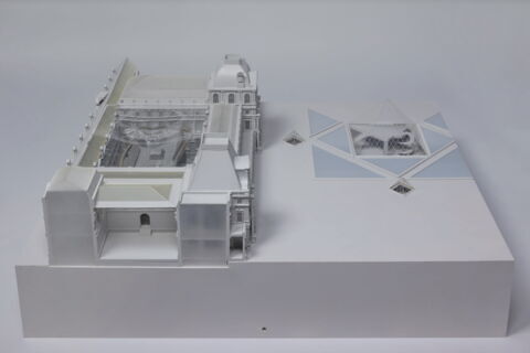 Projet architectural pour les nouvelles salles du département des Arts de l'Islam dans la cour Visconti (non retenu), image 5/5