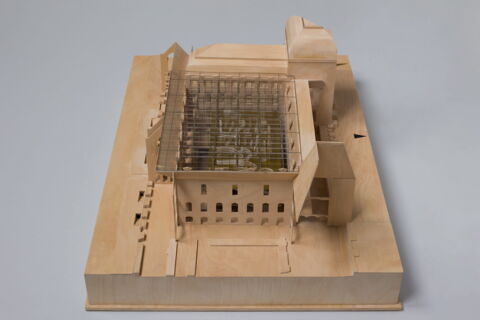 Projet architectural pour les nouvelles salles du département des Arts de l'Islam dans la cour Visconti (non retenu), image 5/5