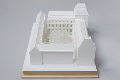 Projet architectural pour les nouvelles salles du département des Arts de l'Islam dans la cour Visconti (non retenu), image 5/5