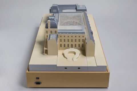 Projet architectural pour les nouvelles salles du département des Arts de l'Islam dans la cour Visconti (non retenu), image 4/5