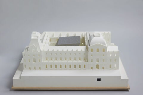 Projet architectural pour les nouvelles salles du département des Arts de l'Islam dans la cour Visconti (non retenu), image 3/5
