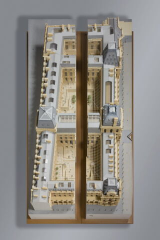Maquette d'étude et de présentation de l'aile Richelieu, image 2/14