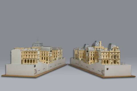 Maquette d'étude et de présentation de l'aile Richelieu, image 4/14