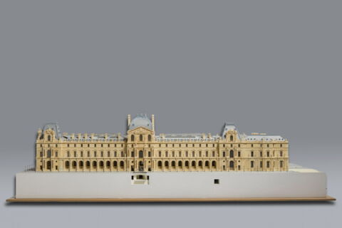 Maquette d'étude et de présentation de l'aile Richelieu, image 7/14