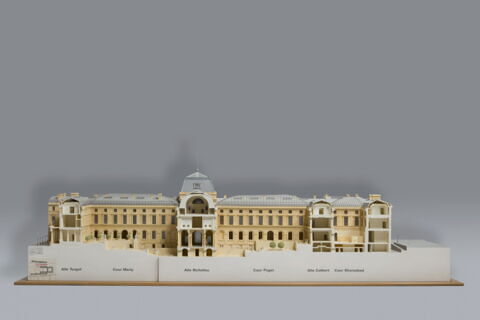 Maquette d'étude et de présentation de l'aile Richelieu, image 9/14