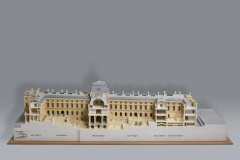 Maquette d'étude et de présentation de l'aile Richelieu, image 10/14