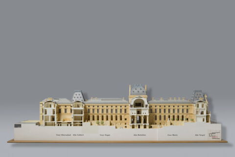 Maquette d'étude et de présentation de l'aile Richelieu, image 13/14