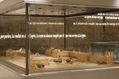 Maquette du projet d'aménagement de la zone du Carrousel du Louvre, image 2/6