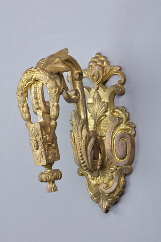 Porte-embrasse en bronze doré d'un groupe de cinq, image 3/6