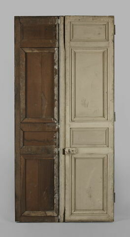 Vantail gauche et vantail droit d'une double porte provenant de l'hôtel d'Orrouer, image 2/7