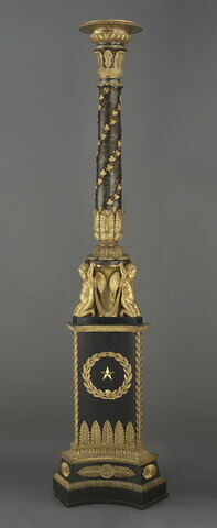 Torchère en tôle vernie, image 3/4