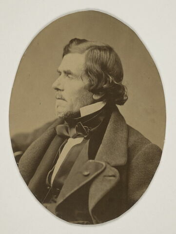 Photographie d'Eugène Delacroix vers 1860, image 1/2