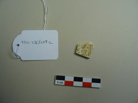 Fragment de coupe polylobée sur base annulaire, image 1/1