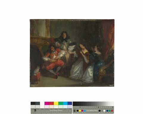 Esquisse pour Dispute de Trissotin et de Vadius, image 2/4