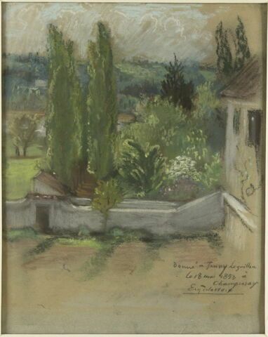 Jardin de la maison de Delacroix à Champrosay, image 1/1