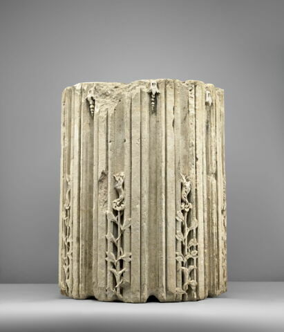 Tambour de colonne aux armes d'Henri IV et de Marie de Médicis, image 2/5