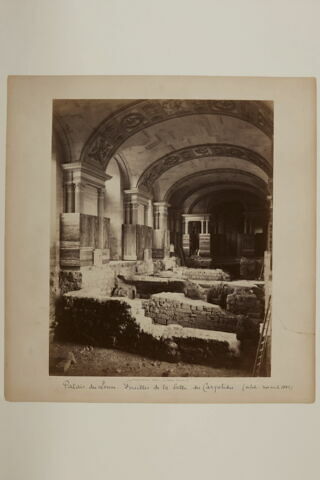 Substructions du Louvre : Fouilles de 1882-1883, image 2/2