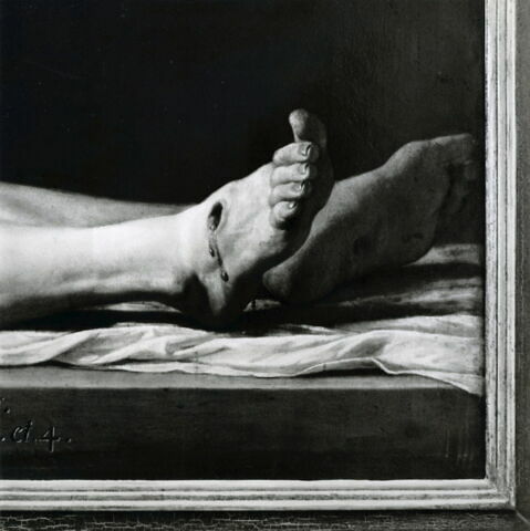 Le Louvre revisité, Philippe de Champaigne, Le Christ mort 1985, image 1/1