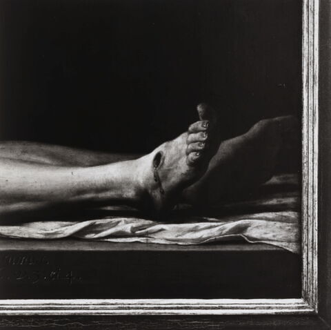 Le Louvre revisité, Philippe de Champaigne, Le Christ mort 1985