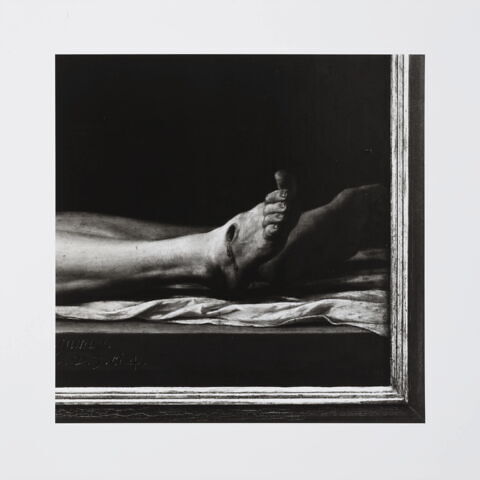 Le Louvre revisité, Philippe de Champaigne, Le Christ mort 1985, image 2/3