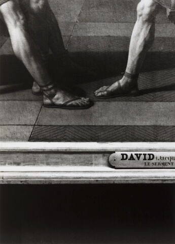 Le Louvre revisité, Jacques Louis David, Le Serment des Horaces, 1986., image 1/3