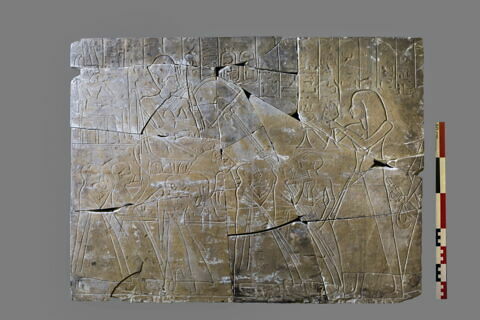 Moulage de la scène de procession de la statue d'Amenhotep Ier de la TT 2 de Deir el-Médina, image 1/1