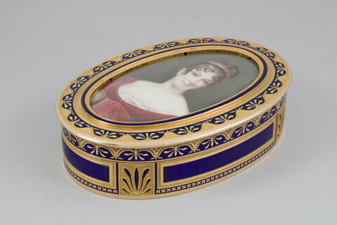 Tabatière avec portrait d'Elisa Bonaparte