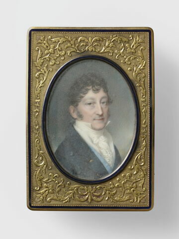 Boîte en or avec le portrait du duc de Blacas d’Aulps