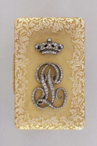 Boîte de présent avec chiffre de Louis Philippe, image 7/9