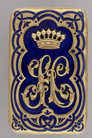 Boîte avec H sommé d'une couronne de baron germanique, image 5/6