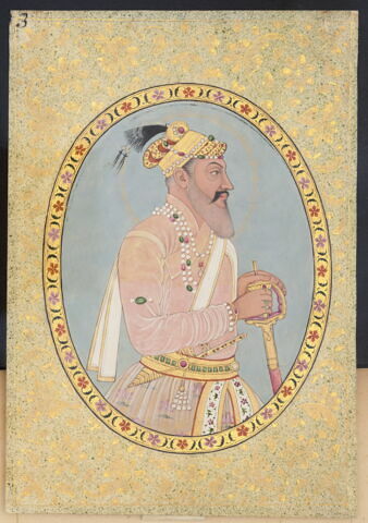 Portait de l'empereur Shah Jahan