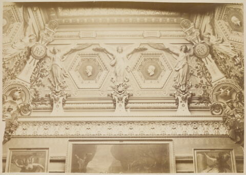 [Plafond de la salle des Sept-Cheminées (détail)]